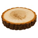 Plaster drewna z korą - fi 20-25 cm - Topola, gr 5,0