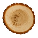 Plaster drewna z korą - fi 20-25 cm - Topola, gr 5,0