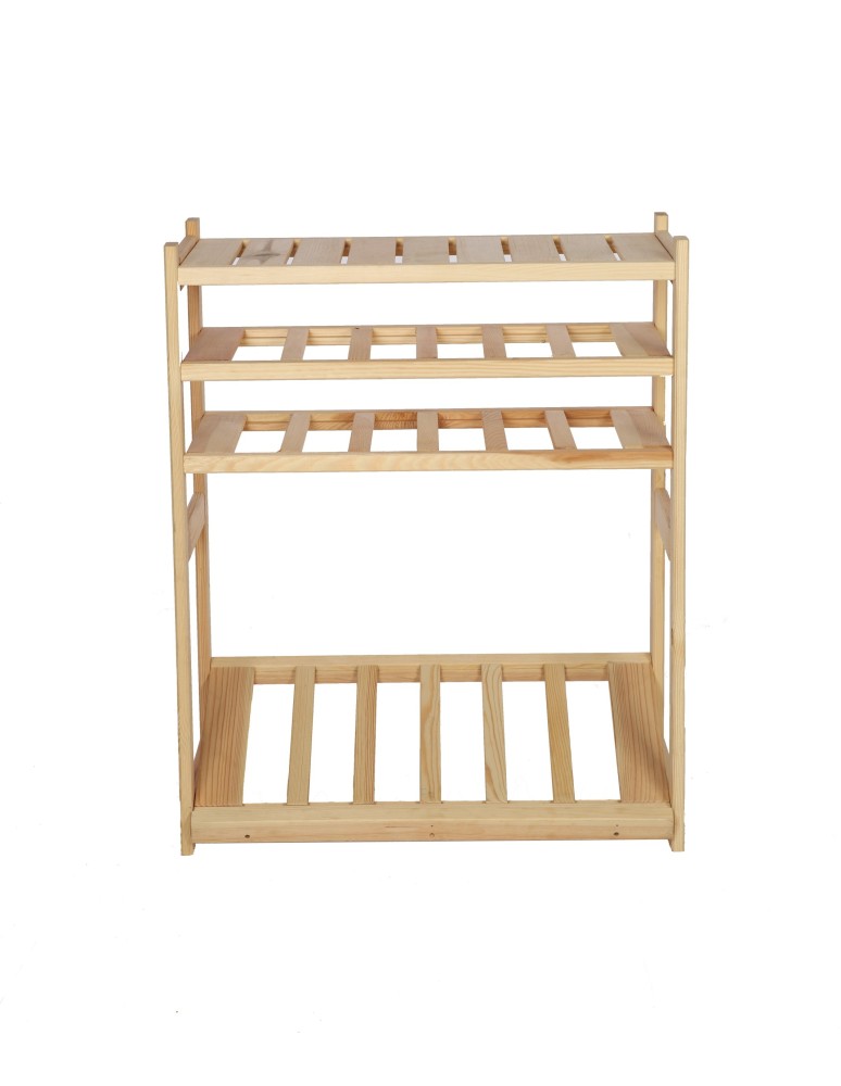 Regały/meble wielofunkcyjne - Wielozadaniowy LSR – Półki Mieszane 1 + 2 + 1/ Surowa Sosna - product MODO24.PL 2