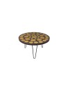 Blat z Żywicy/ Stolik “Chocolate Plum” – Wood & Resin – Unikat 093946