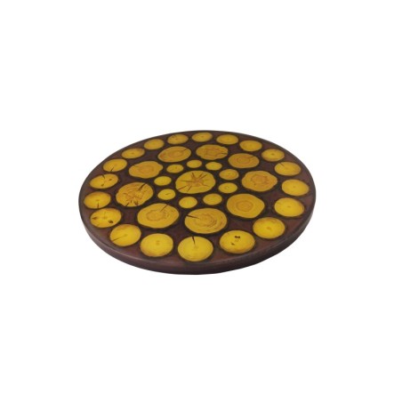 Blat z Żywicy/ Stolik “Chocolate Plum” – Wood & Resin – Unikat 093946