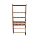 Regał Drewniany LSR półki mieszane 5+1 – brązowy