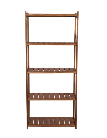 Regał Drewniany LSR 5 półek prostych – brązowy - product 2