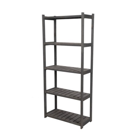 Regał Drewniany LSR 5 półek prostych – szary