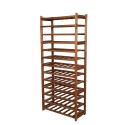 Regał Drewniany LSR – 13 półek na wino – brązowy