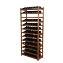 Regał Drewniany LSR – 13 półek na wino – brązowy
