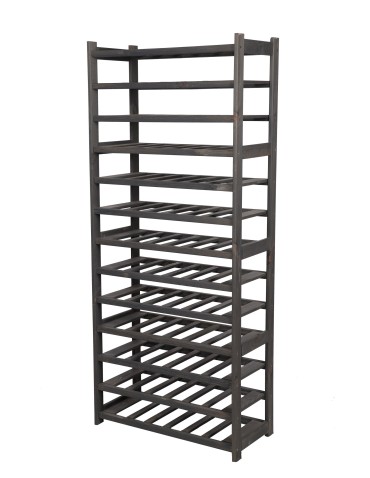 Regał Drewniany LSR – 13 półek na wino – szary - product 2