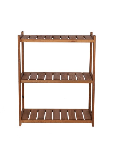 Regał Drewniany LSR – 3 półki proste – brązowy - product 2