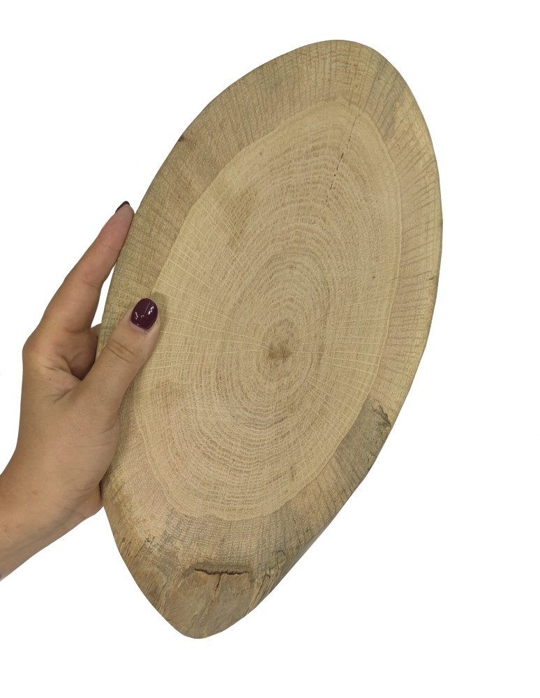Drewniane tace, patery - Taca Drewniana Ozdobna ✦ Naturalny Dąb ✦ dł  30-35 cm - produkt MODO24.PL 1