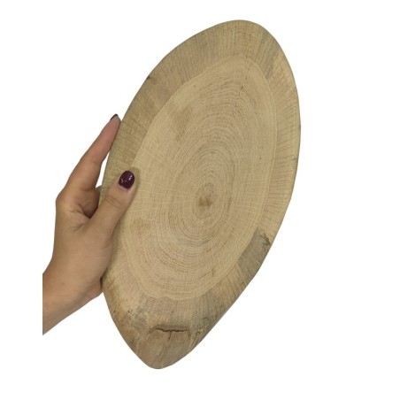 Taca Drewniana Ozdobna ✦ Naturalny Dąb ✦ dł  30-35 cm