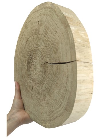 Plaster drewna - fi 25-30 cm - Dąb, gr 6,0 cm