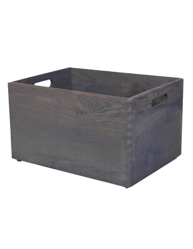 Skrzynki drewniane - Skrzynka Drewniana 30x40x23 cm ~ S-01SZARA - produkt MODO24.PL 1
