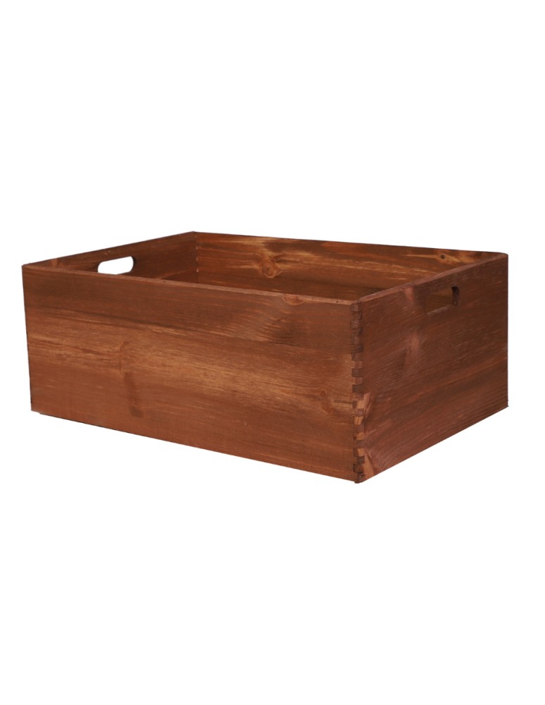 Kategorie produktów - Sosnowa skrzynka 40x60x23 cm – z uchwytami — S-02 BRĄZ - produkt MODO24.PL 1