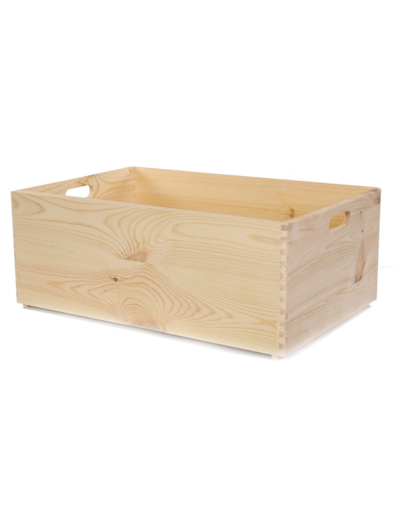 Kategorie produktów - Sosnowa skrzynka 40x60x23 cm – z uchwytami — S-02 - produkt MODO24.PL 1