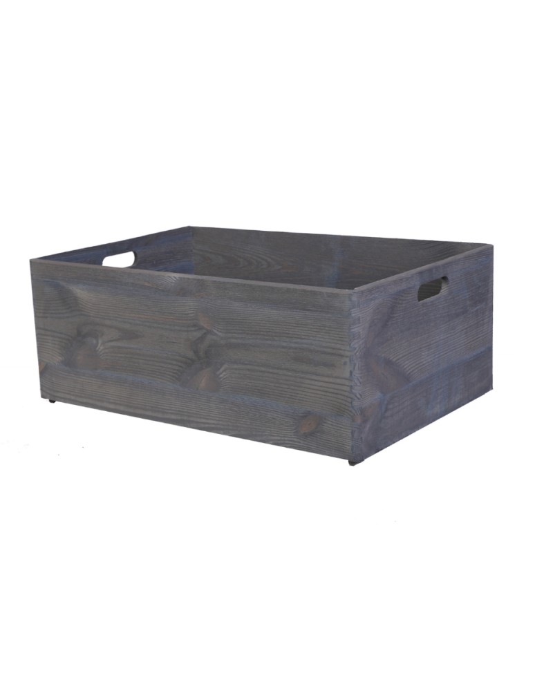 Kategorie produktów - Sosnowa skrzynka 40x60x23 cm – z uchwytami — S-02 SZARA - produkt MODO24.PL 1