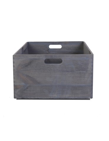Kategorie produktów - Sosnowa skrzynka 40x60x23 cm – z uchwytami — S-02 SZARA - product 3