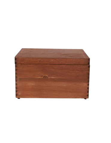 Skrzynka drewniana z pokrywą 23x40x30 cm ~ S-03 BRĄZ - product 2