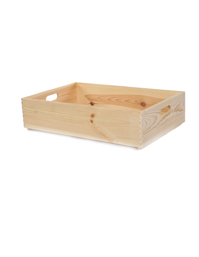 Skrzynki drewniane - Skrzynka na warzywa, owoce 60x40x13,5 cm ~ S-04 - product MODO24.PL 1