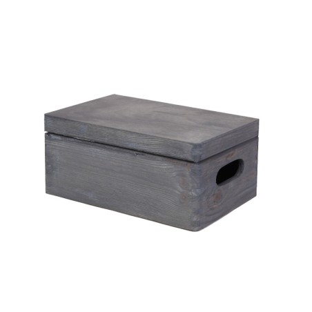 Drewniana Skrzyneczka z Wiekiem Płaskim ▪ 13x30x20 ▪ Sosnowa / Surowa
