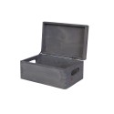 Drewniana Skrzyneczka z Wiekiem Płaskim ▪ 13x30x20 ▪ Sosnowa / Surowa