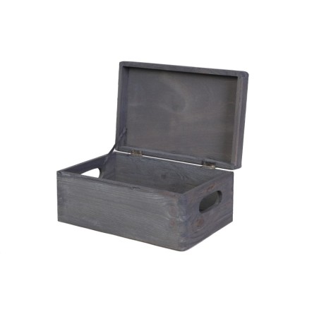 Drewniana Skrzyneczka z Wiekiem Płaskim ▪ 13x30x20 ▪ Sosnowa / Surowa
