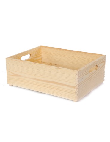 Skrzynka Drewniana z Uchwytem 13,5x40x30 cm ~ S-07