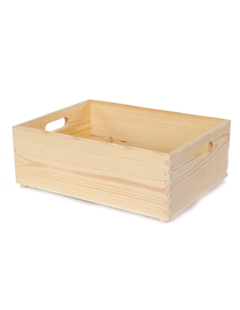Skrzynki drewniane - Skrzynka Drewniana z Uchwytem 13,5x40x30 cm ~ S-07 - produkt MODO24.PL 1