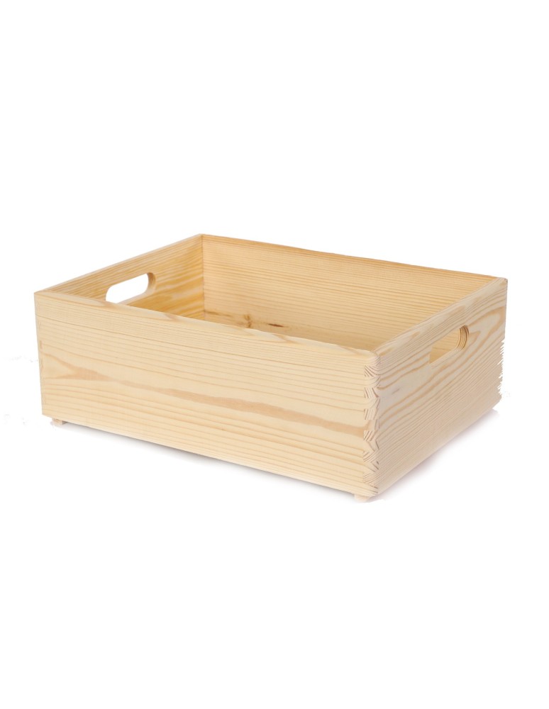 Skrzynki drewniane - Skrzynka Drewniana z Uchwytem 13,5x40x30 cm ~ S-07 - product MODO24.PL 2