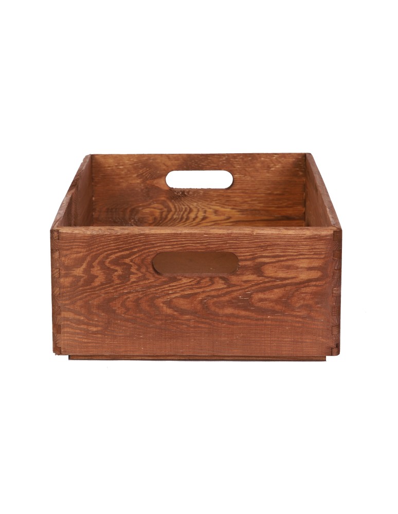 Skrzynki drewniane - Skrzynka Drewniana z Uchwytem 13,5x40x30 cm ~ S-07 BRĄZ - product MODO24.PL 4