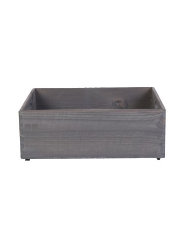 Skrzynka Drewniana z Uchwytem 13,5x40x30 cm ~ S-07 SZARA - product 2