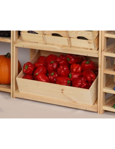 Skrzynki drewniane - Drewniana skrzyneczka z wiekiem płaskim 13,5x30x20 cm ~ S-06 - product 11