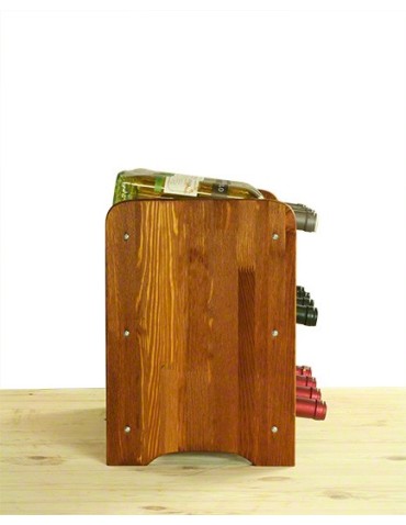 Klasyczne regały do wina RW-3 - Regał na wino RW-3-12 olchowy - product 4