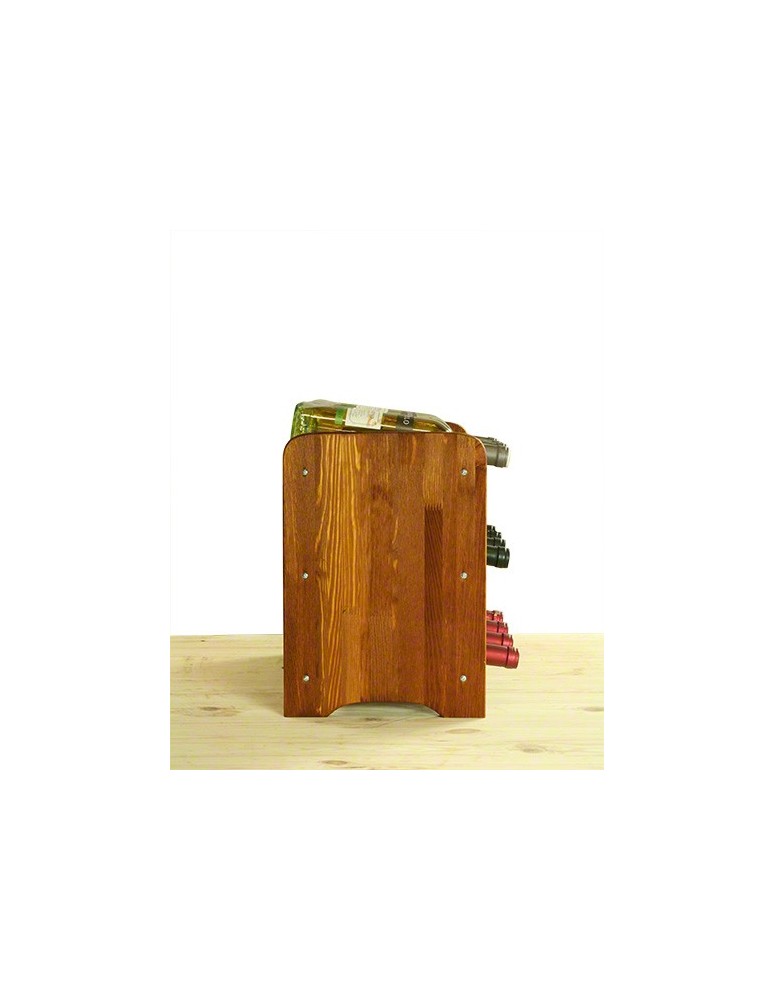 Klasyczne regały do wina RW-3 - Regał na wino RW-3-12 olchowy - product MODO24.PL 4