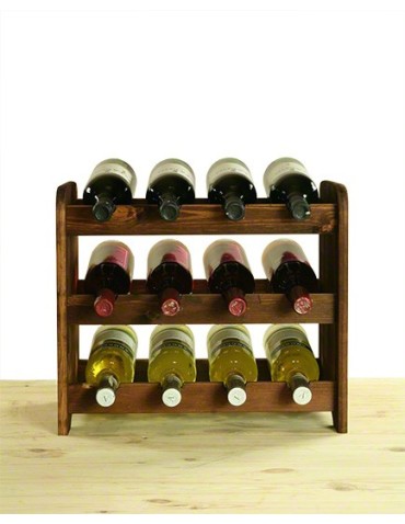 Regał na wino RW-3-12 brązowy - product 2