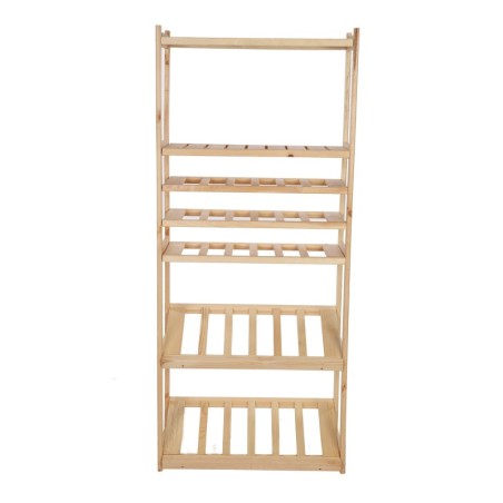 Regał Drewniany LSR półki mieszane 2 + 3 + 2