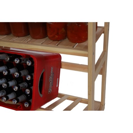 Regał Drewniany LSR półki mieszane 2 + 0 + 3