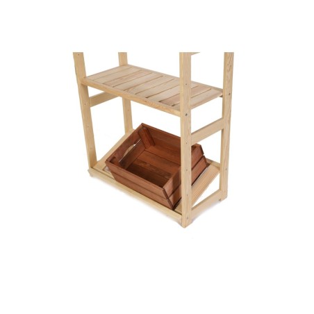 Regał Drewniany LSR półki mieszane 2 + 0 + 3