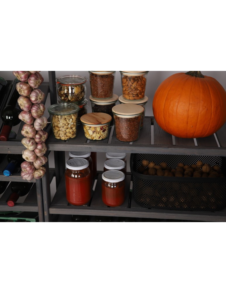 Regały/meble wielofunkcyjne - Regał Drewniany LSR półki mieszane 2 + 0 + 3 – szary - product MODO24.PL 15