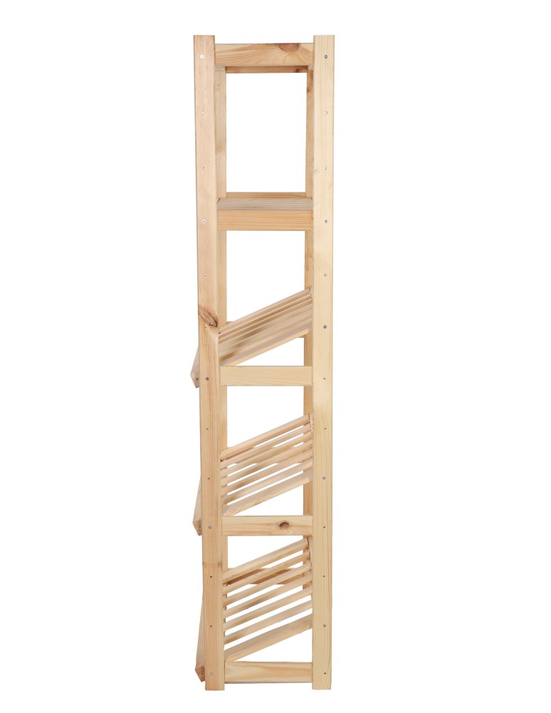 Regały/meble wielofunkcyjne - Regał Drewniany LSR półki mieszane 2 + 0 + 3 - product MODO24.PL 5