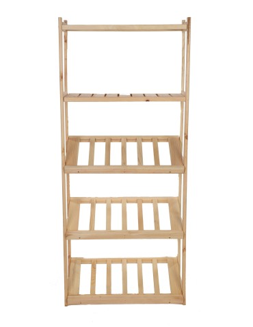 Regały/meble wielofunkcyjne - Regał Drewniany LSR półki mieszane 2 + 0 + 3 - product 6