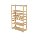 Regał Drewniany LSR półki mieszane 2 + 3 + 0
