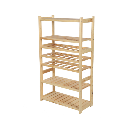 Regał Drewniany LSR półki mieszane 2 + 3 + 0