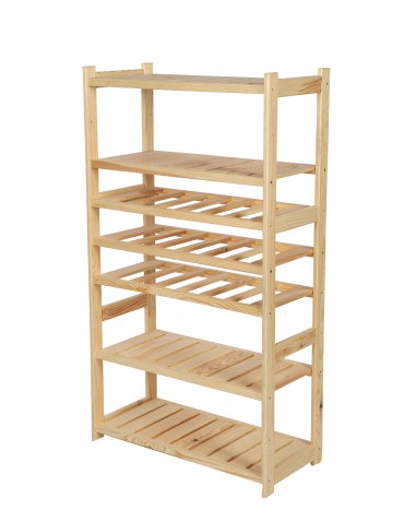 Regał Drewniany LSR półki mieszane 2 + 3 + 0