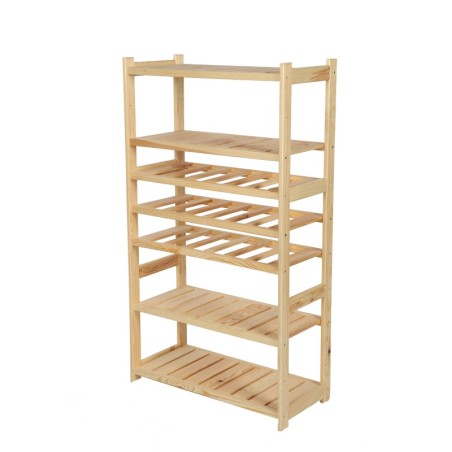 Regał Drewniany LSR półki mieszane 2 + 3 + 0