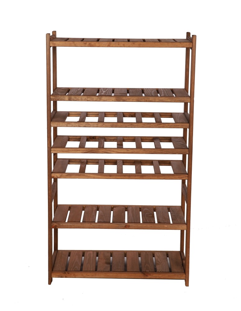 Regały/meble wielofunkcyjne - Regał Drewniany LSR – półki mieszane 2 + 3 + 0 – brąz - product MODO24.PL 3