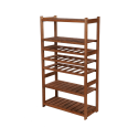 Regał Drewniany LSR – półki mieszane 2 + 3 + 0 – brąz