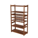 Regał Drewniany LSR – półki mieszane 2 + 3 + 0 – brąz