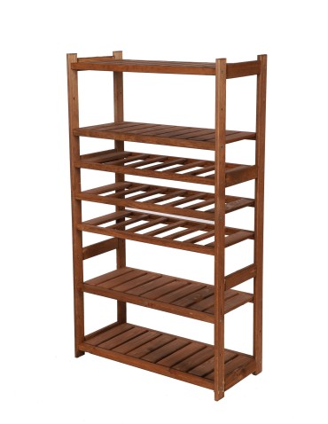 Regał Drewniany LSR – półki mieszane 2 + 3 + 0 – brąz - product 2