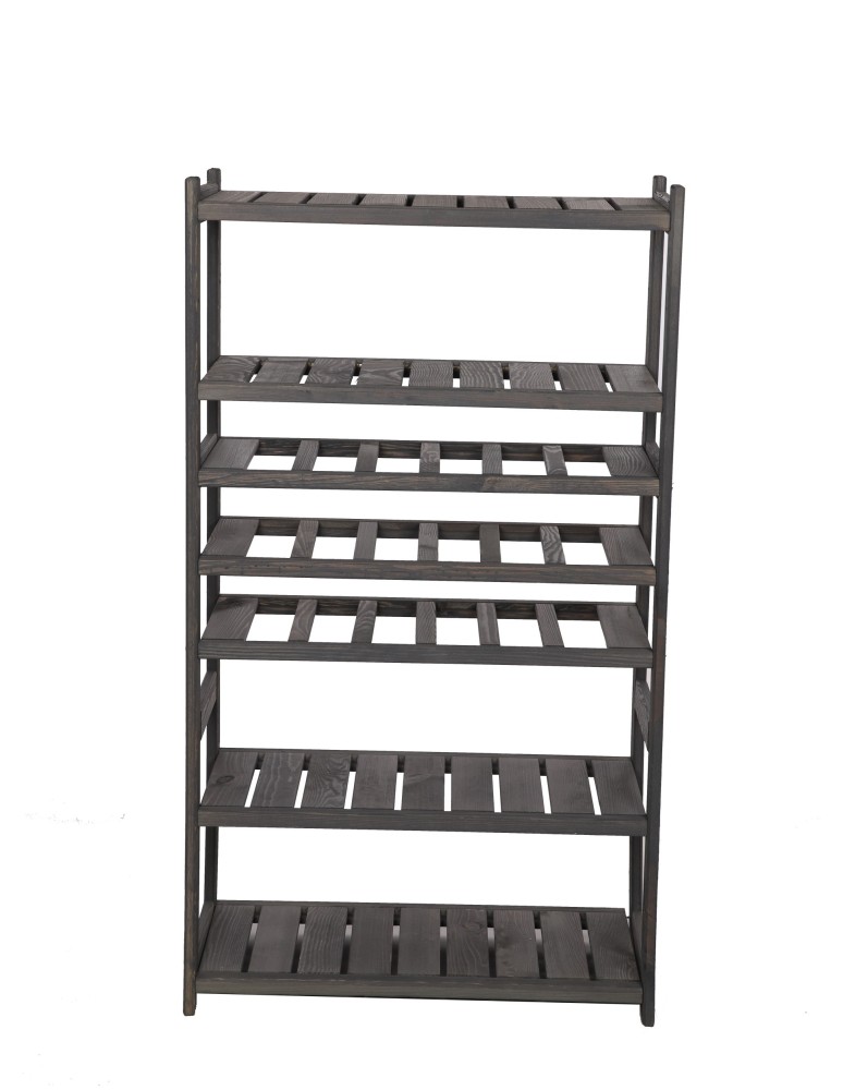 Regały/meble wielofunkcyjne - Regał Drewniany LSR – półki mieszane 2 + 3 + 0 – szary - product MODO24.PL 2