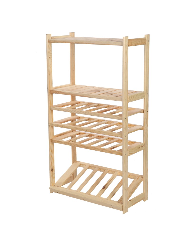 Regały/meble wielofunkcyjne - Regał Drewniany LSR półki mieszane 2 + 3 + 1 - product MODO24.PL 5